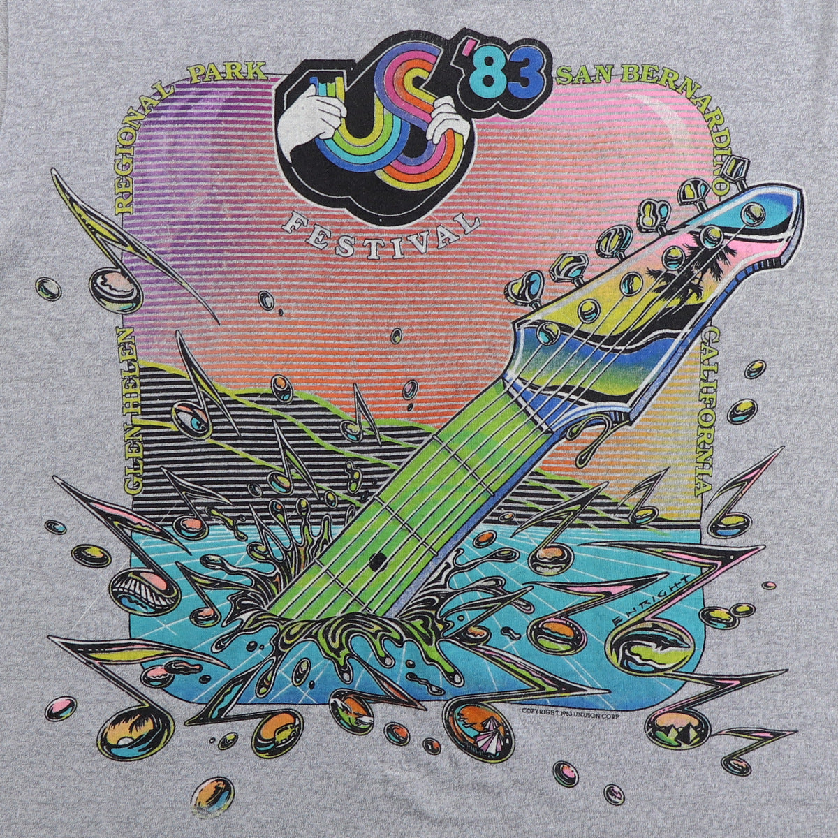 1983 Us Festival Concert Shirt