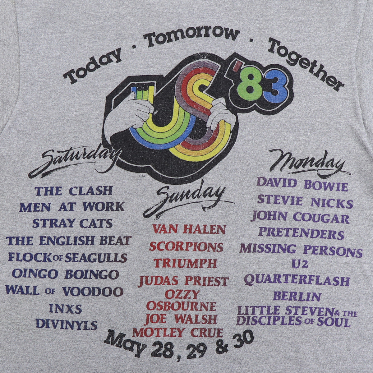 1983 Us Festival Concert Shirt