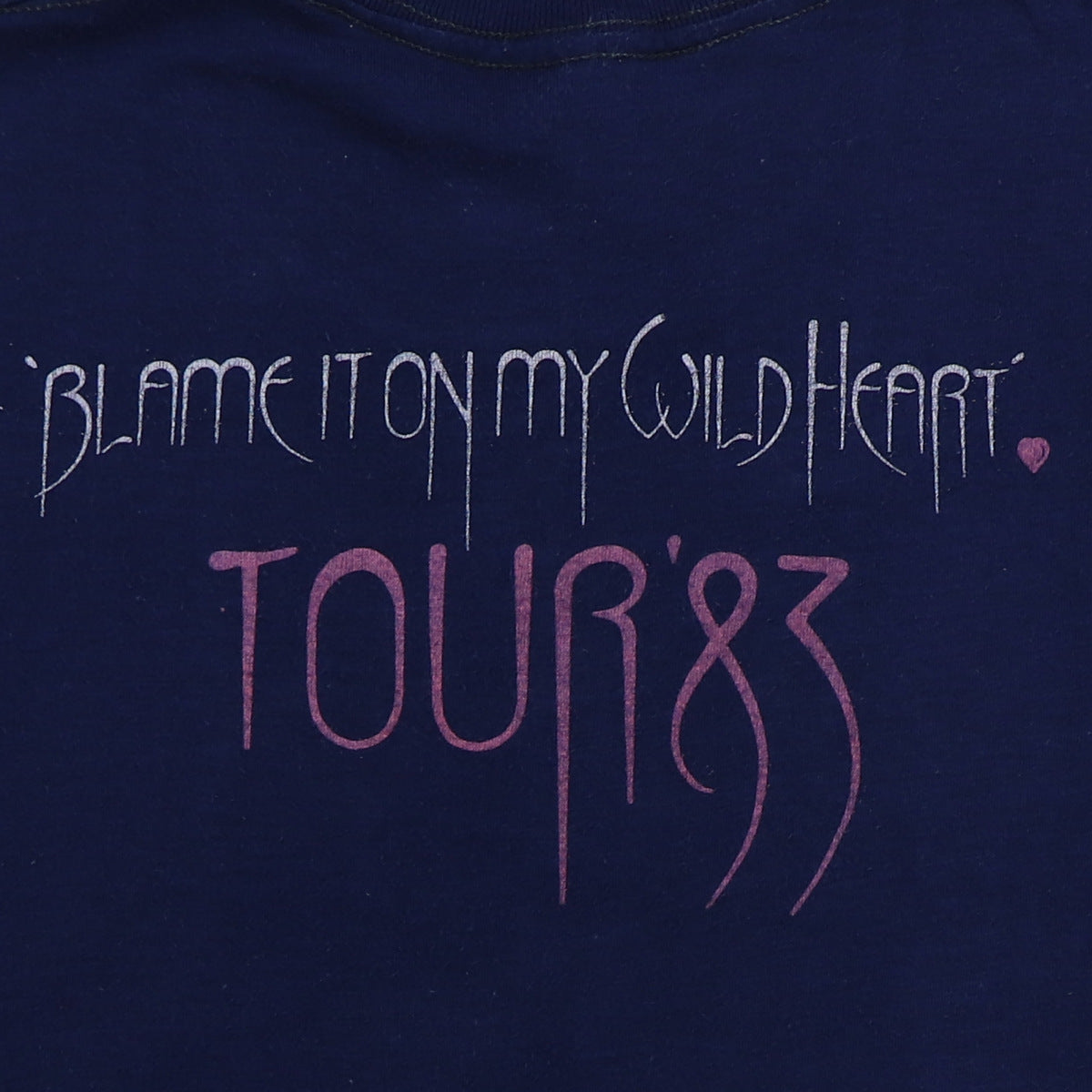 1983 Stevie Nicks Don't Blame It On Me Tour Shirt