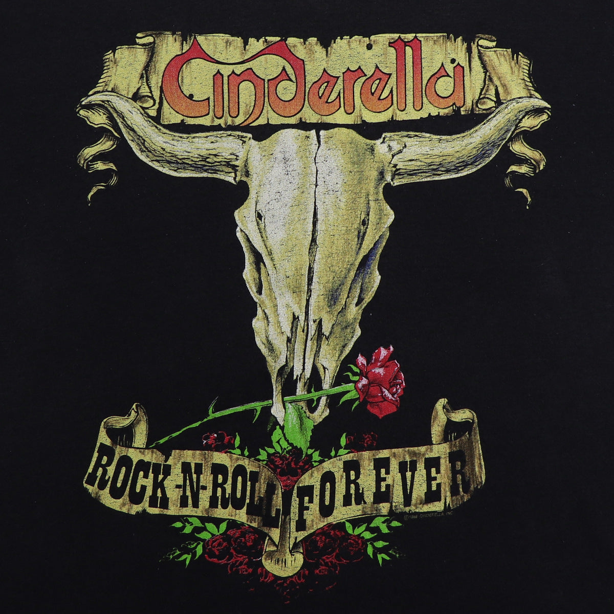 1988 Cinderella Long Cold Winter Tour Shirt