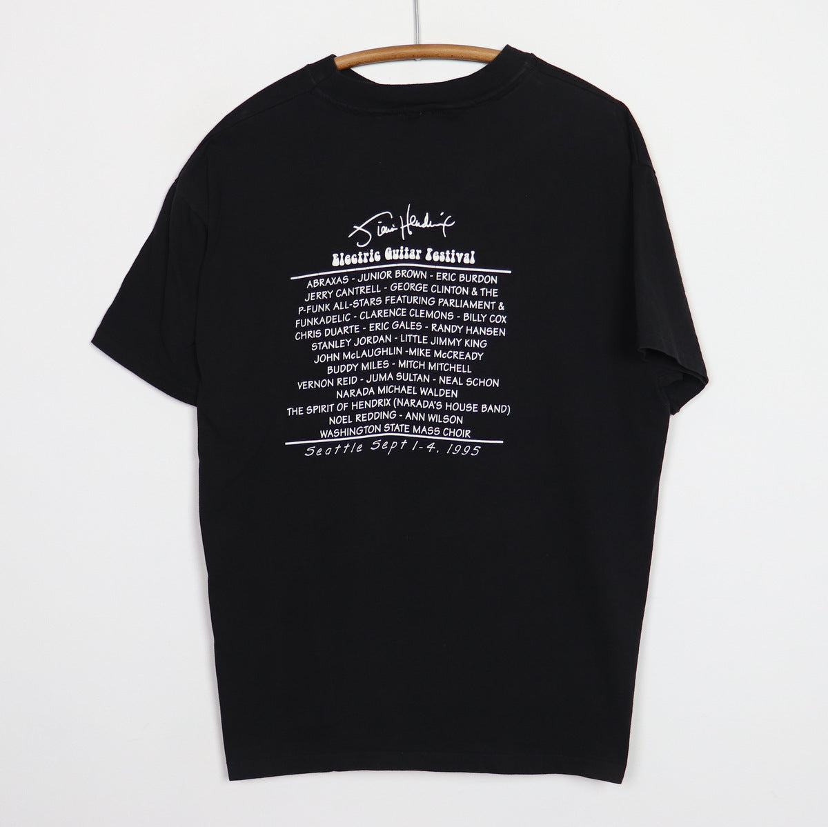 1995 Jimi Hendrix Electric Guitar Festival Seattle Shirt