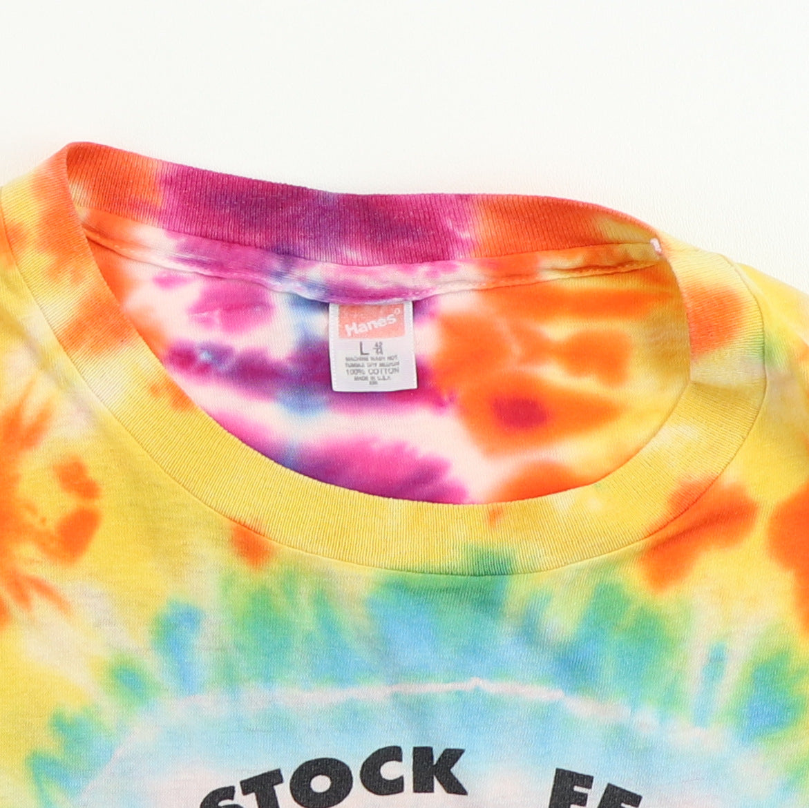 1989 Woodstock 20th Anniversary Tie Dye Shirt