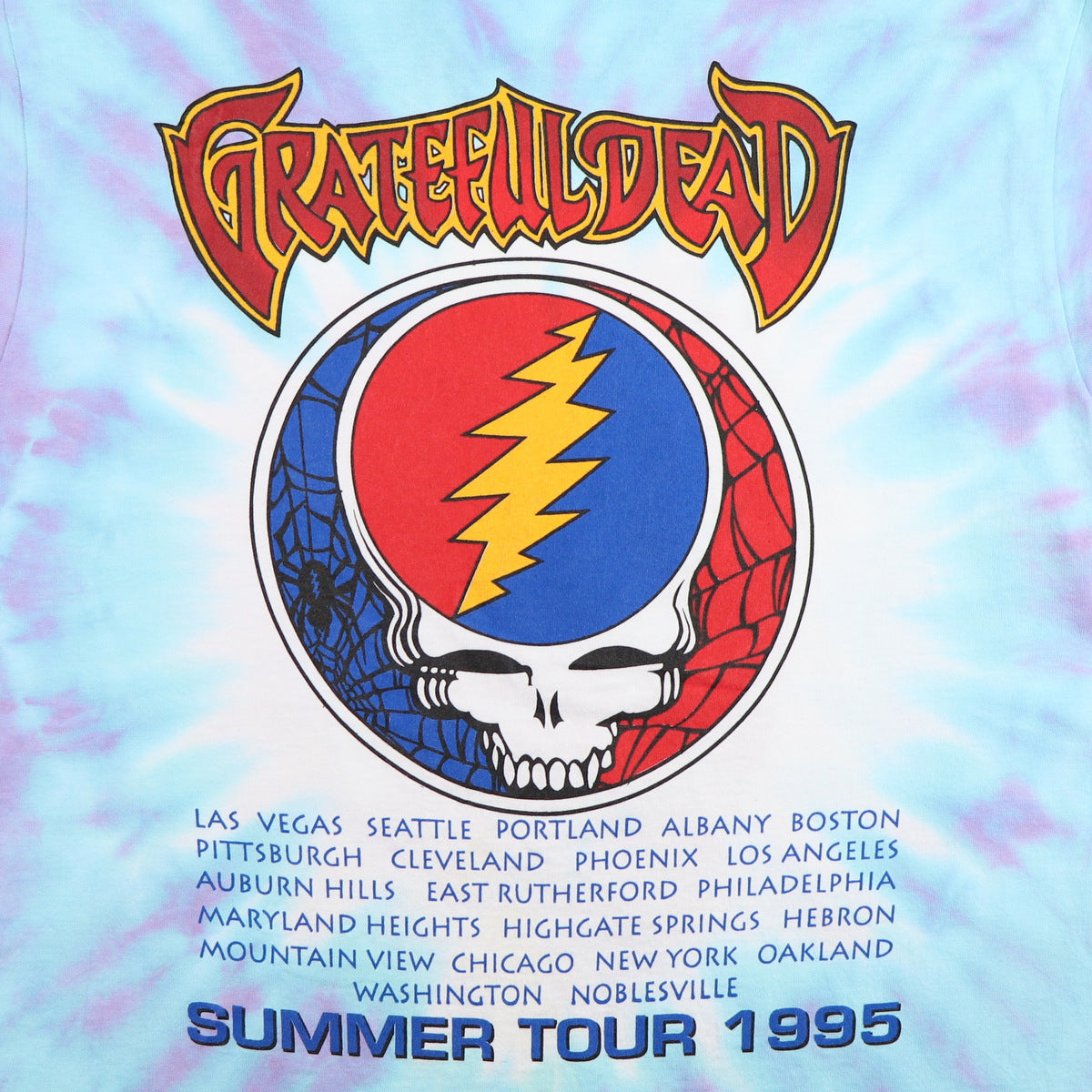 1995 Grateful Dead Joker Summer Tour Tie Dye Shirt
