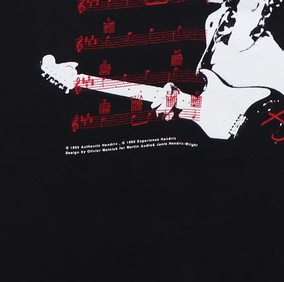 1995 Jimi Hendrix Electric Guitar Festival Seattle Shirt