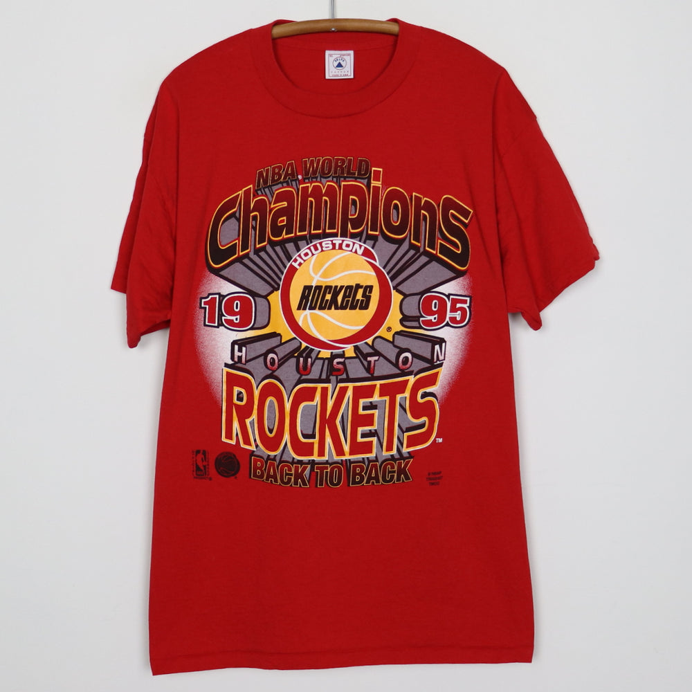1995 Houston Rockets Back To Back Champions Shirt