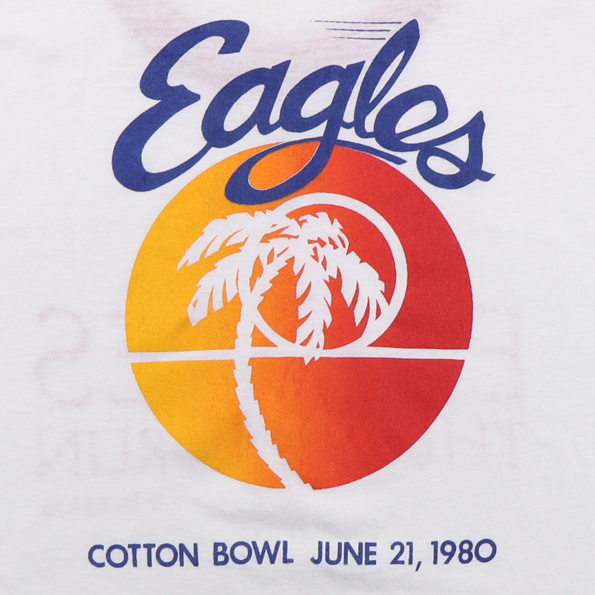 1980 Eagles Long Run Cotton Bowl Concert Shirt