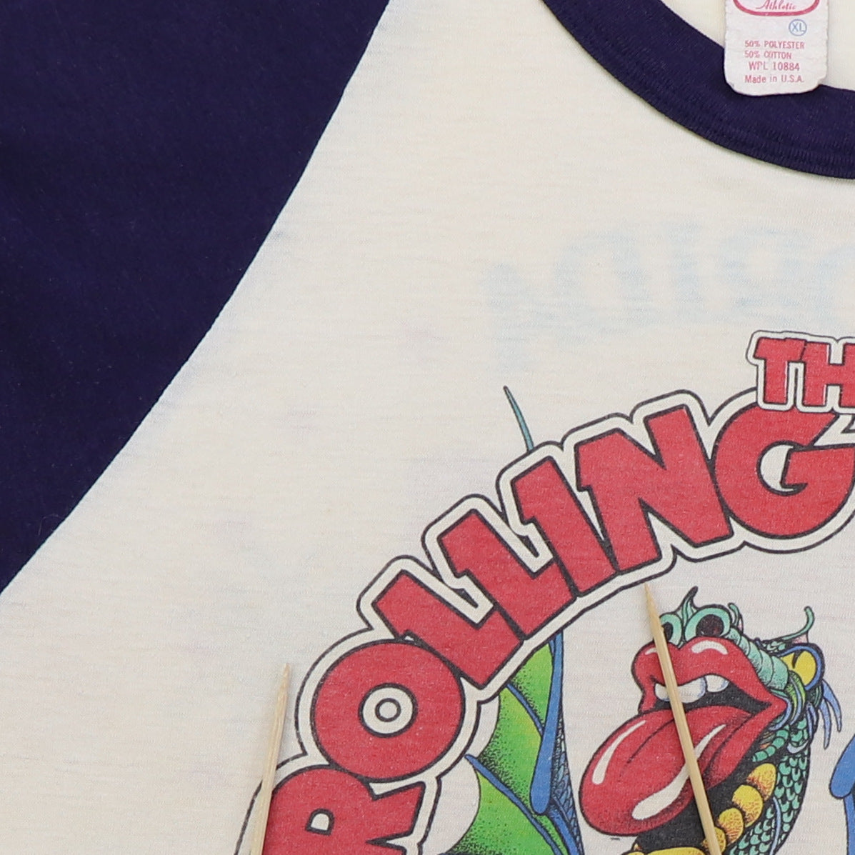 1981 Rolling Stones Van Halen Tour Jersey Shirt