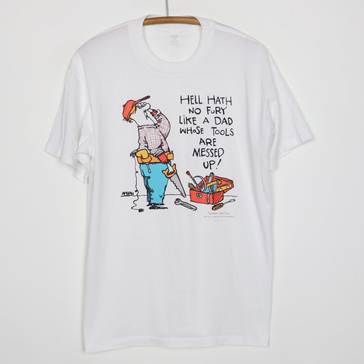 1990s Hell Hath No Fury Like A Dad Shirt | Authentic Vintage Hat 