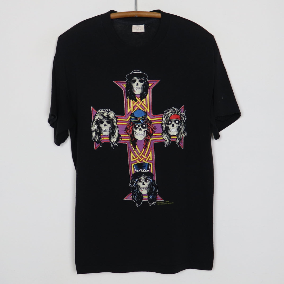 1989 Guns N Roses Appetite For Destruction Shirt | Authentic