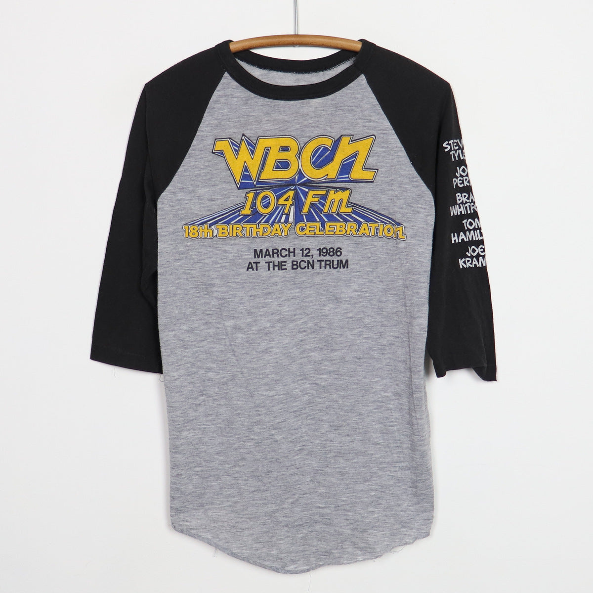 1986 Aerosmith Birthday Celebration Jersey Shirt