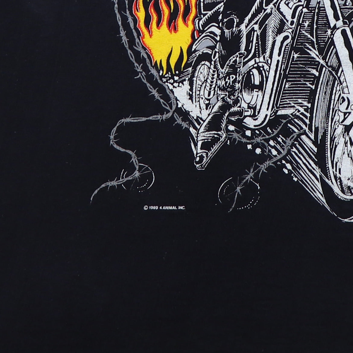 1989 WASP I'm A Mean Motherfucking Man Shirt