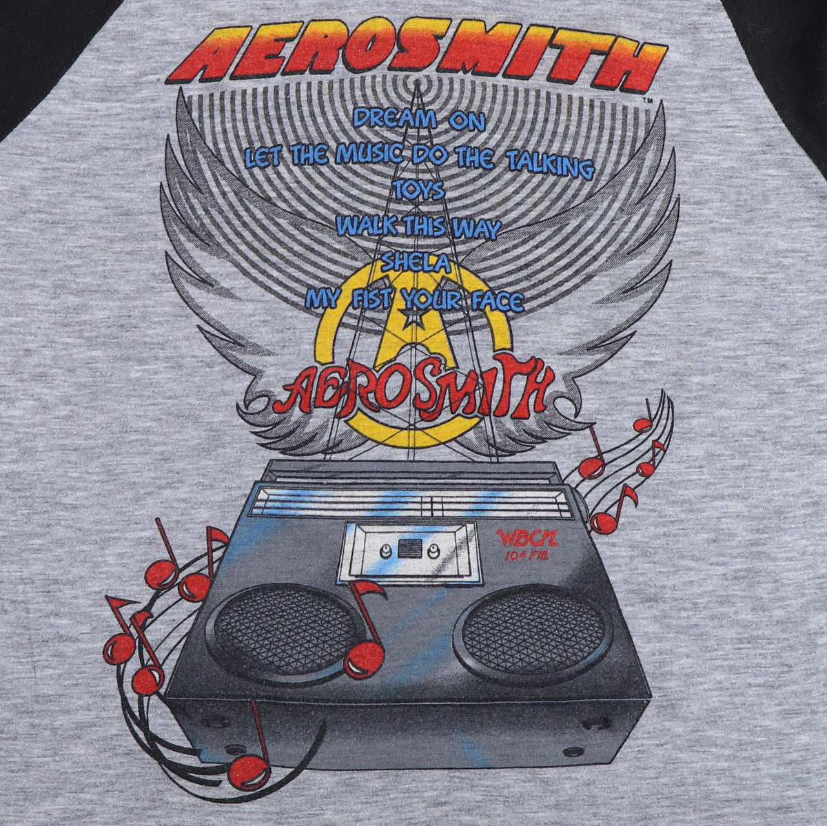 1986 Aerosmith Birthday Celebration Jersey Shirt
