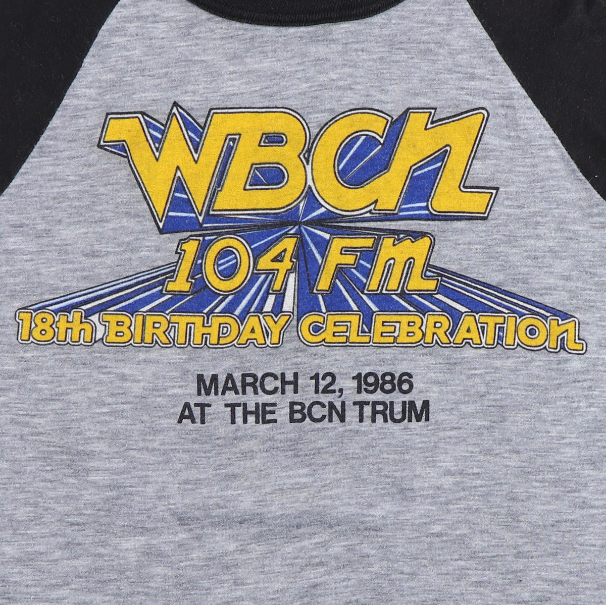 1986 Aerosmith Birthday Celebration Jersey Shirt