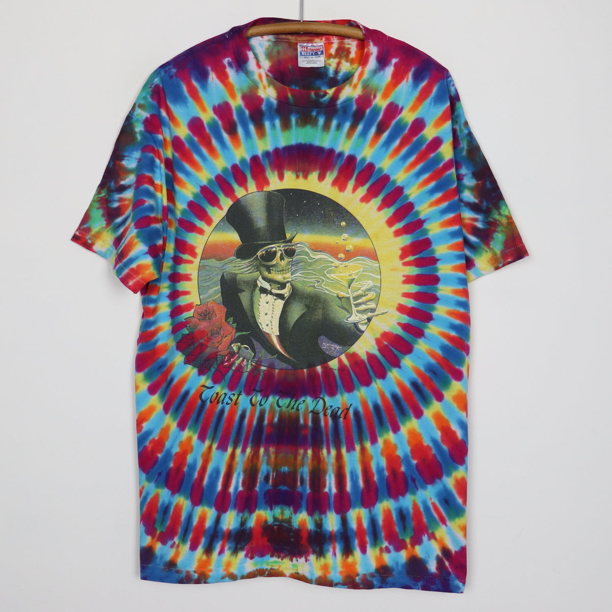 1995 Grateful Dead Toast To The Dead Tie Dye Shirt