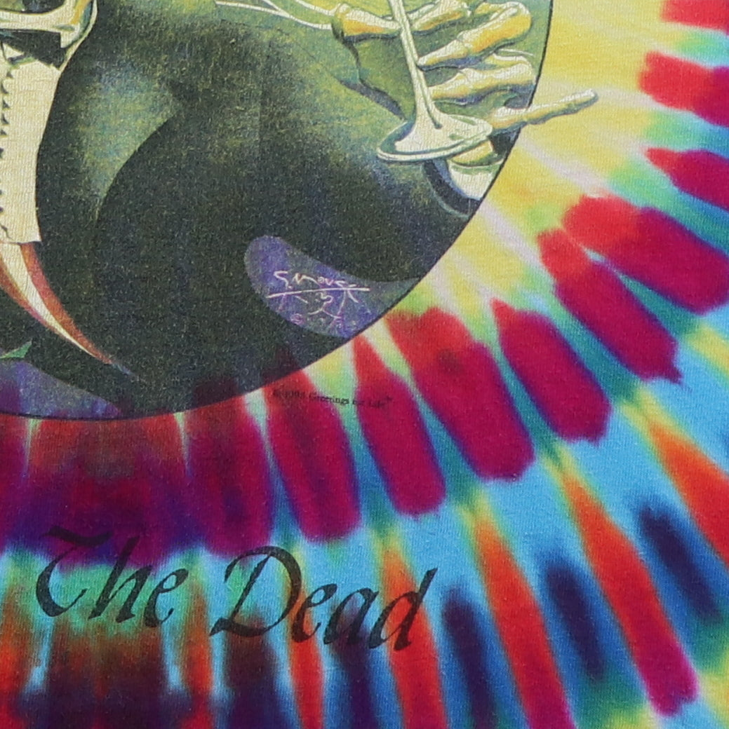 1995 Grateful Dead Toast To The Dead Tie Dye Shirt