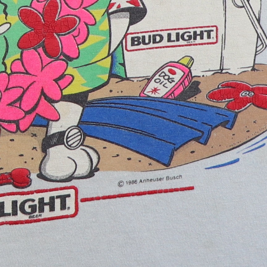 1986 Spuds MacKenzie Club Spuds Bud Light Shirt