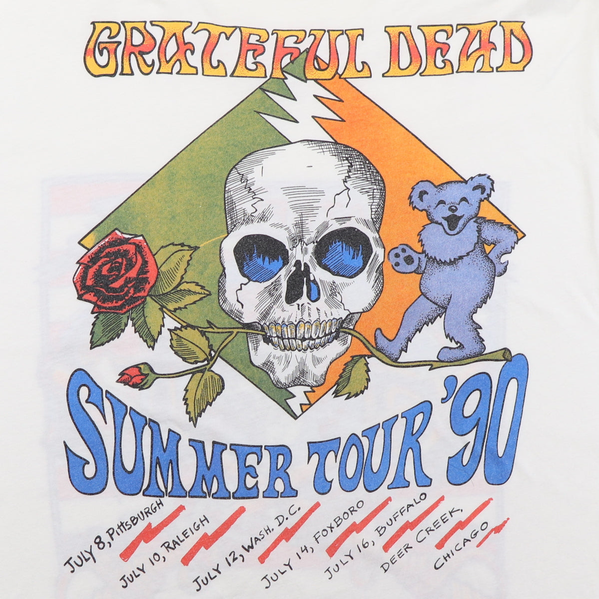 1990 Grateful Dead Summer Tour Shirt