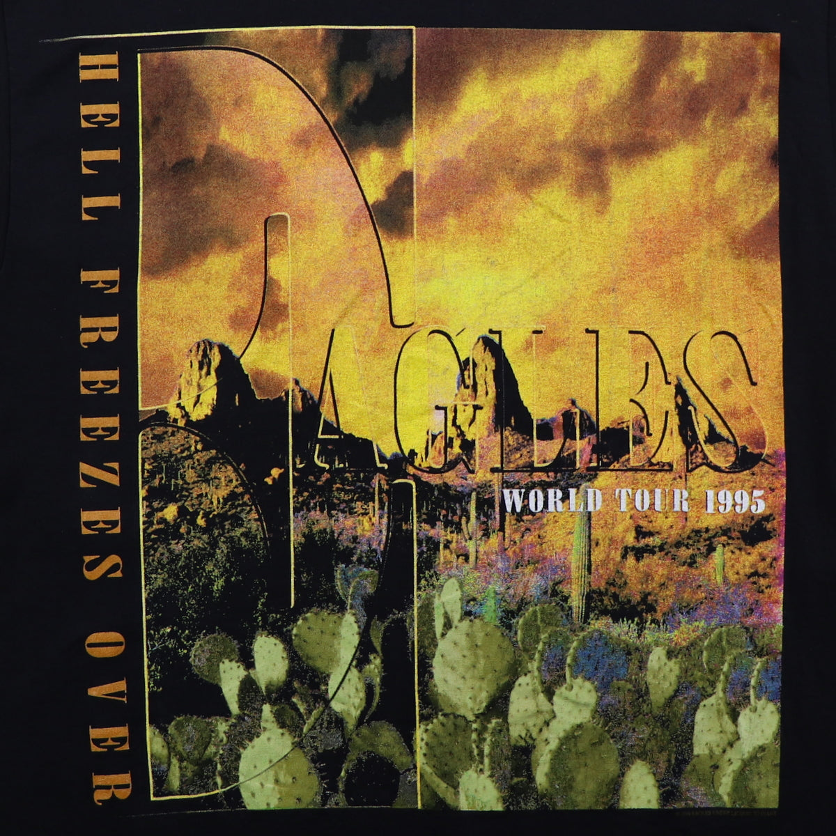 1995 Eagles Hell Freezes Over World Tour Shirt