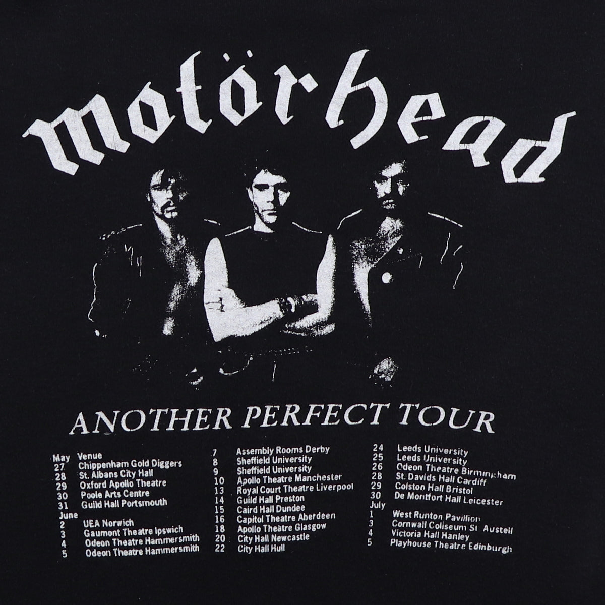1983 Motorhead Another Perfect Tour Shirt
