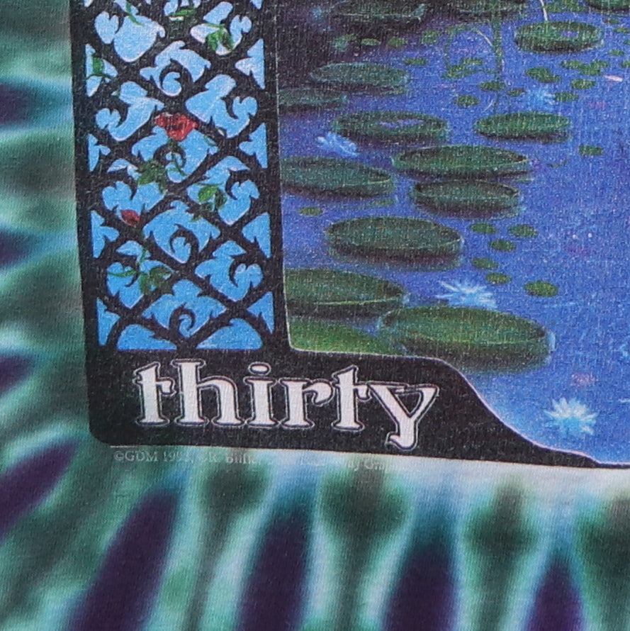 1995 Grateful Dead Thirty Years Tie Dye Shirt