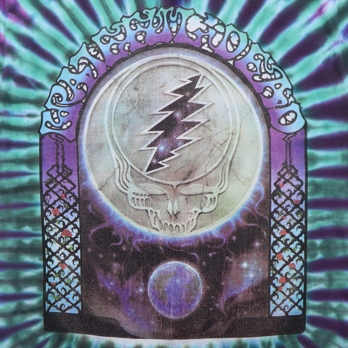 1995 Grateful Dead Thirty Years Tie Dye Shirt