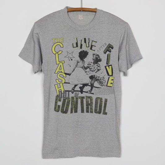 1984 The Clash Out Of Control Tour Shirt