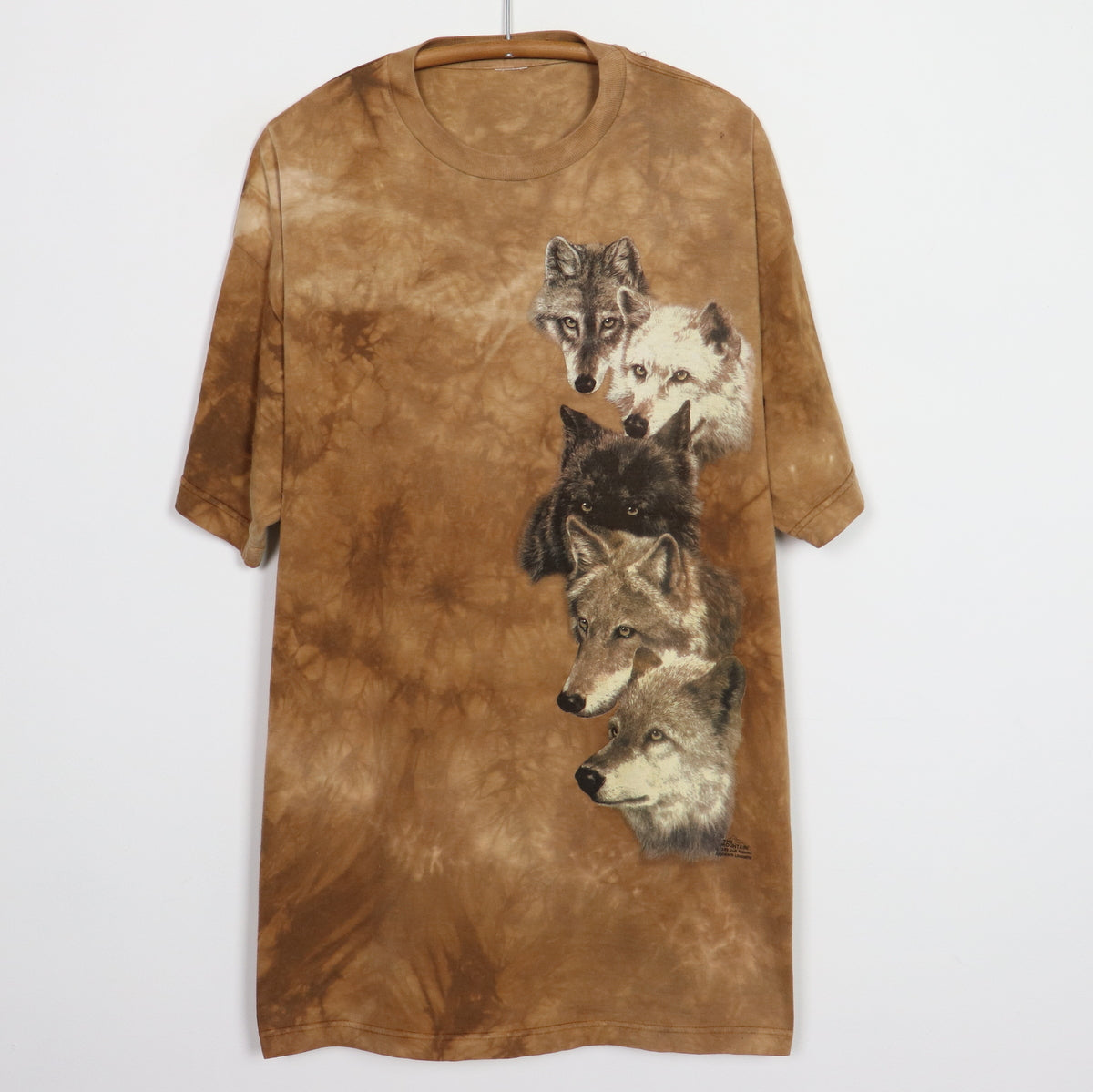 1999 Wolves The Mountain Tie Dye Shirt