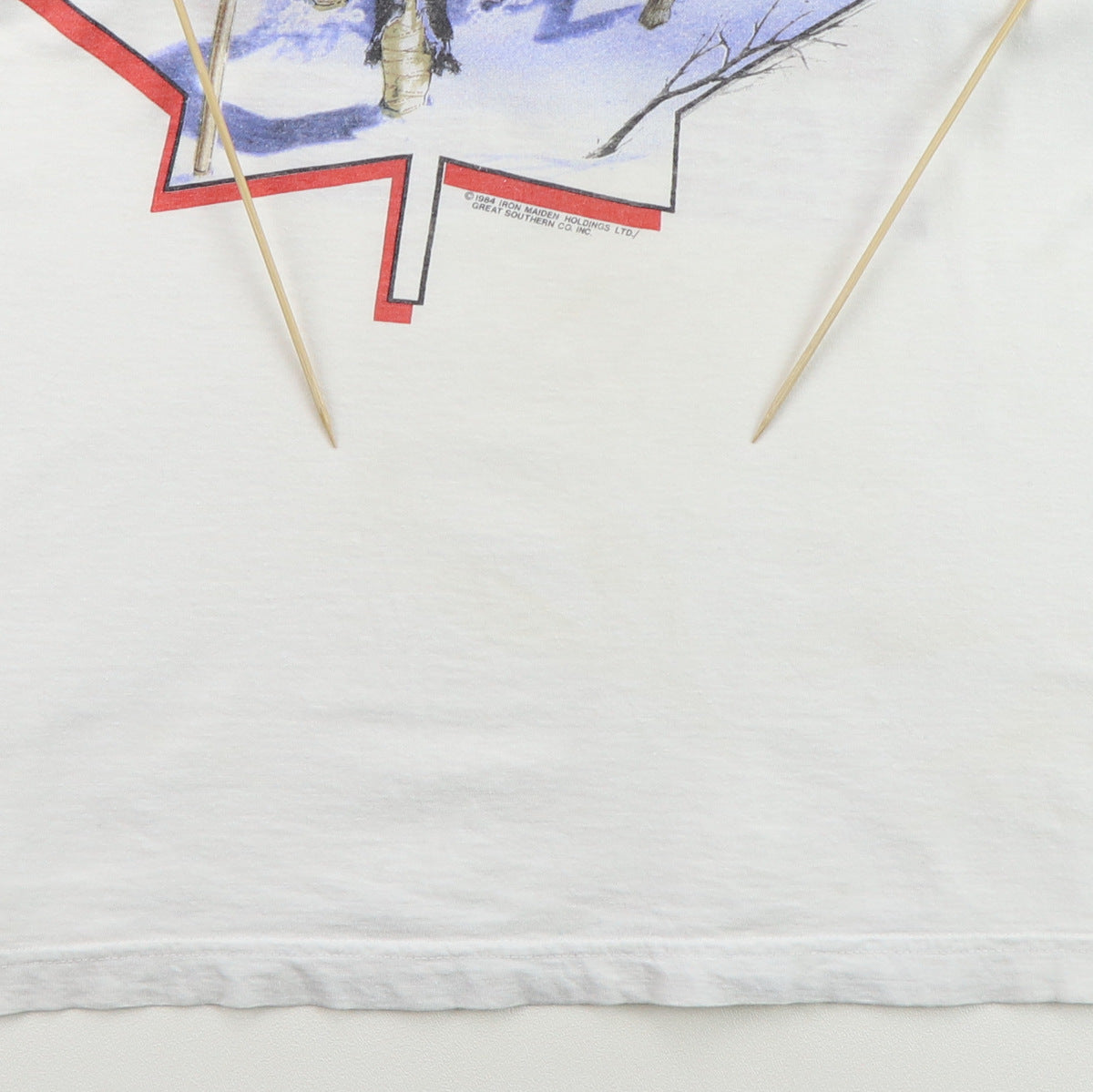 1984 Iron Maiden Canadian Slavery Tour Shirt