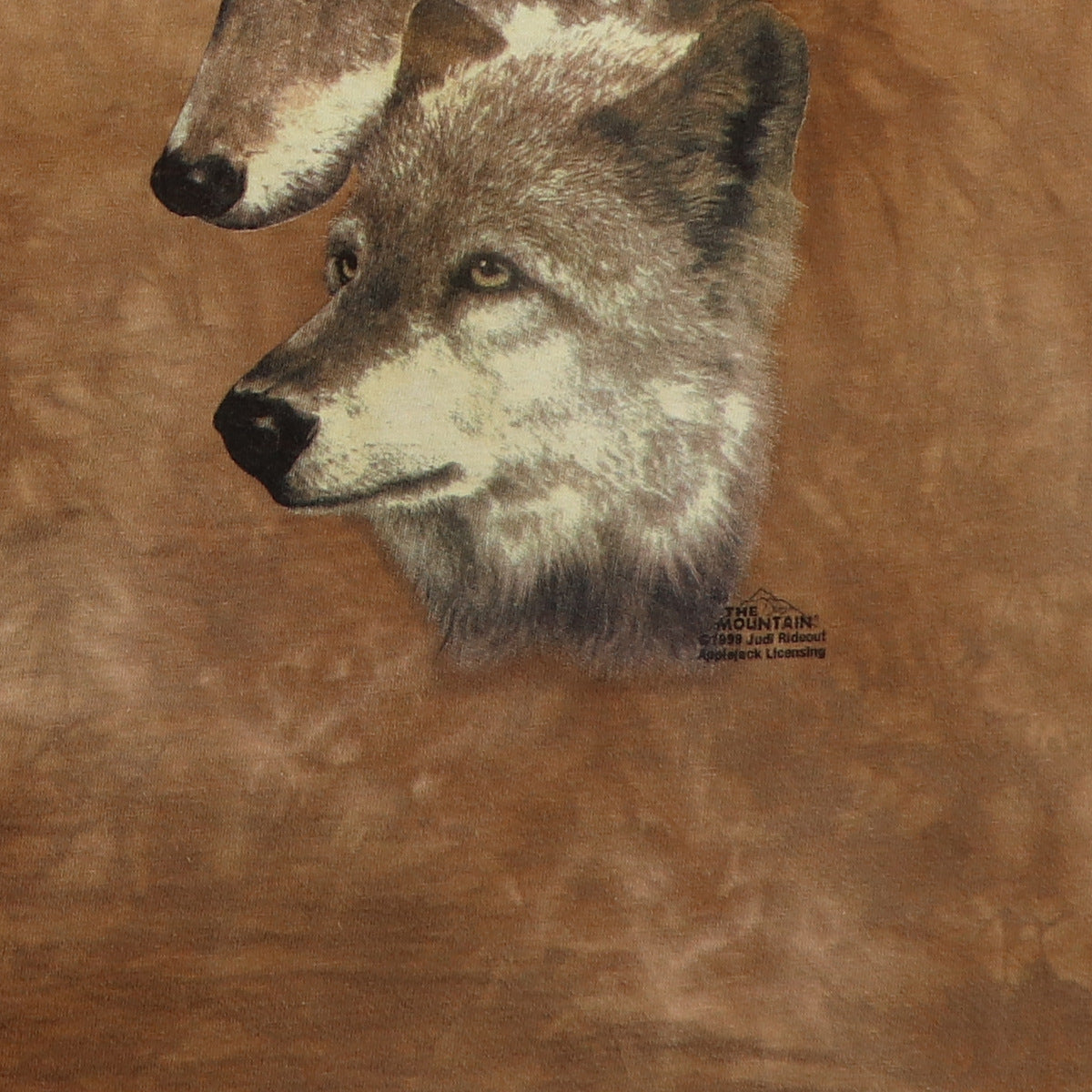 1999 Wolves The Mountain Tie Dye Shirt