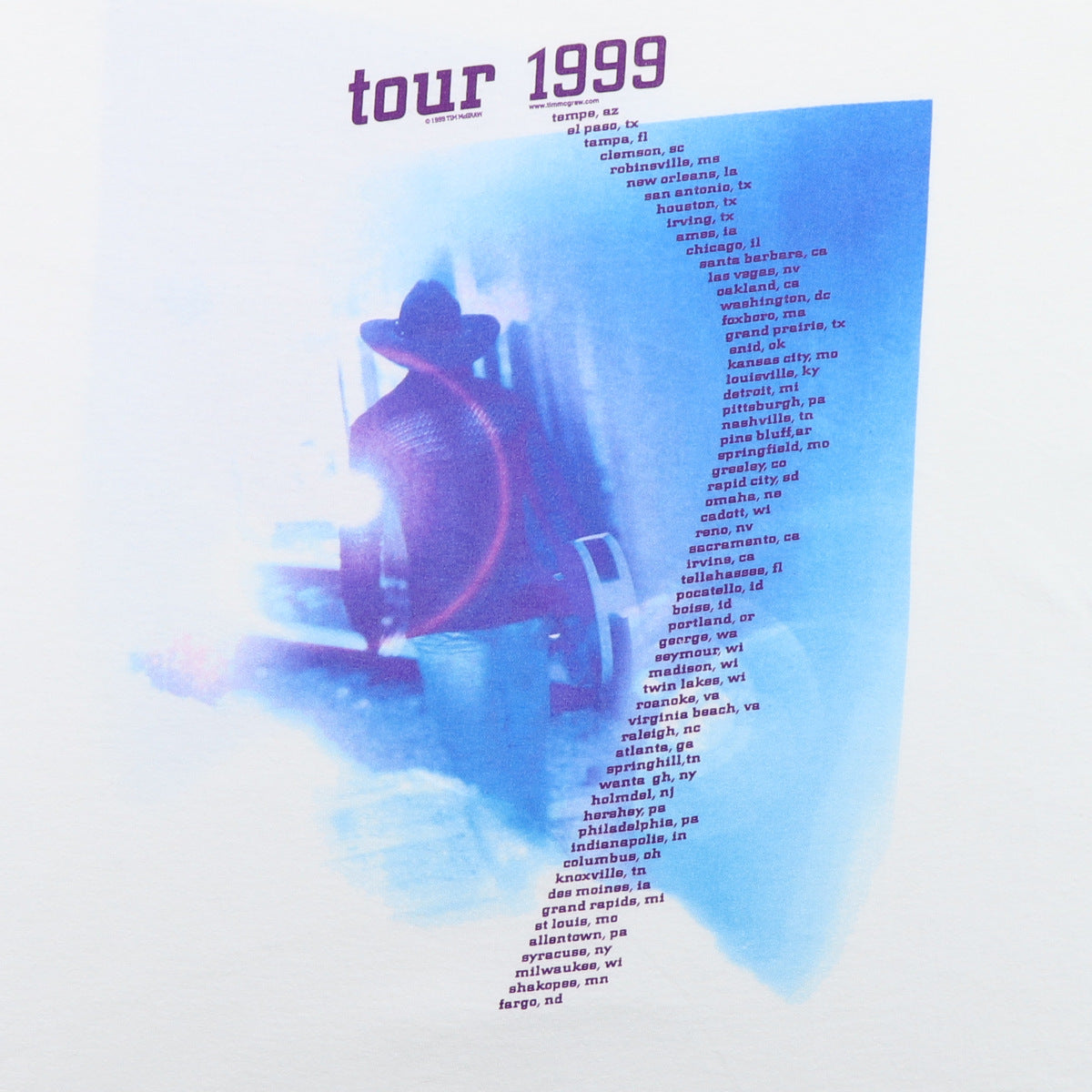 1999 Tim McGraw A Place In The Sun Tour Shirt