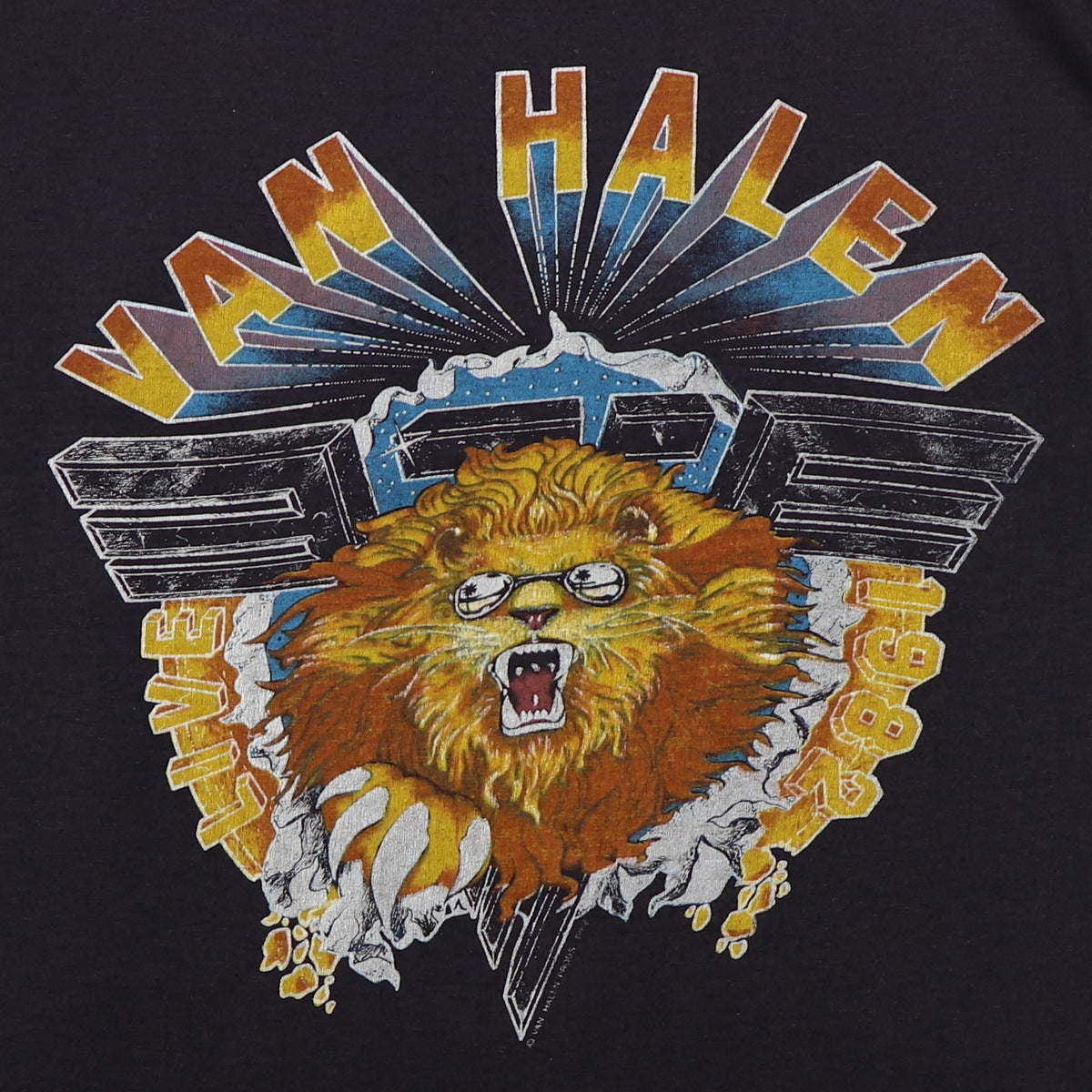 1982 Van Halen Diver Down Shirt