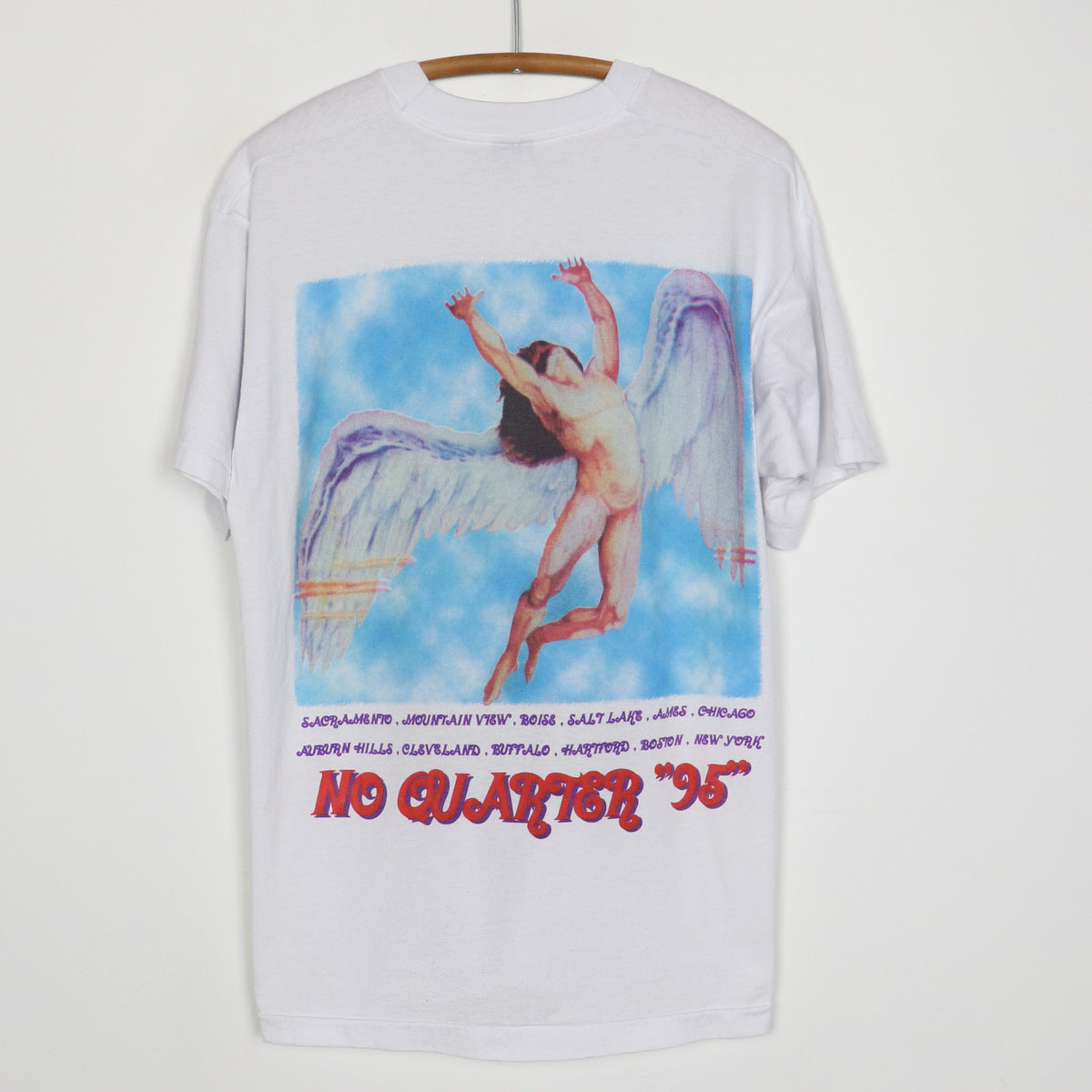 1995 Jimmy Page Robert Plant No Quarter Tour Shirt