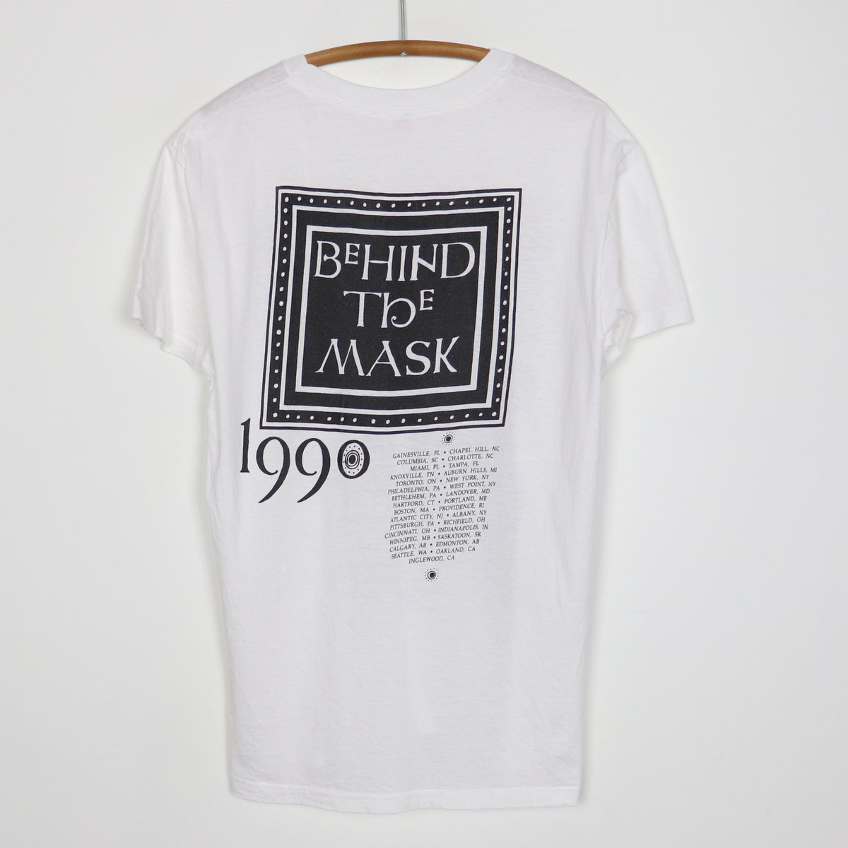 1990 Fleetwood Mac Behind The Mask Tour Shirt