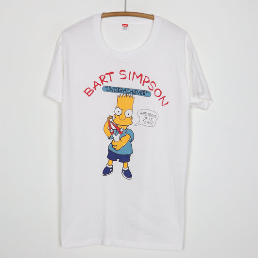 1990s Bart Simpson Underachiever And Proud Of It Shirt