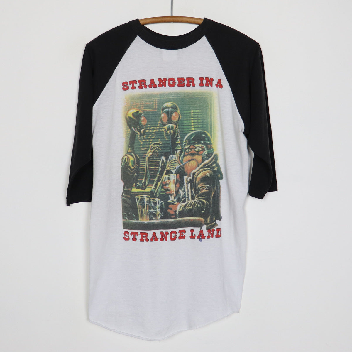 1987 Iron Maiden Stranger In A Strange Land Jersey Shirt