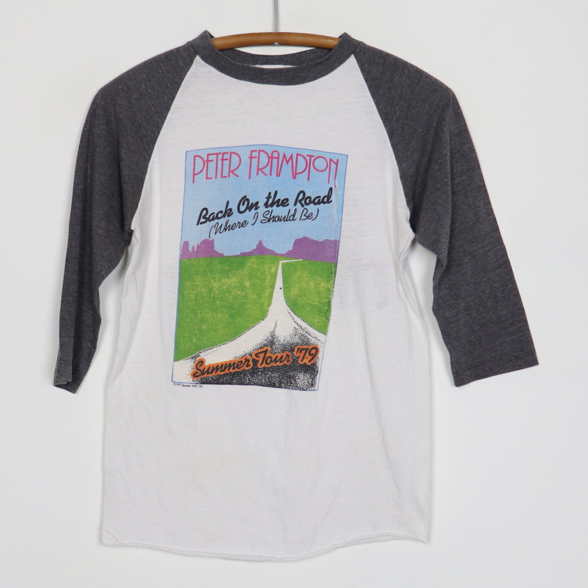 1979 Peter Frampton Back On The Road Tour Jersey Shirt