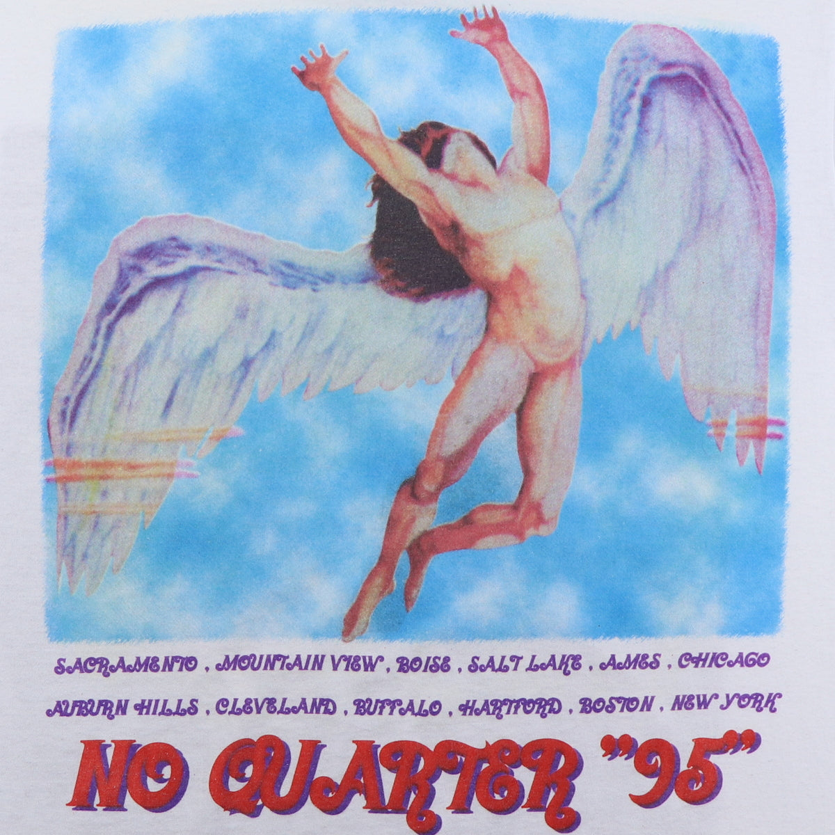 1995 Jimmy Page Robert Plant No Quarter Tour Shirt