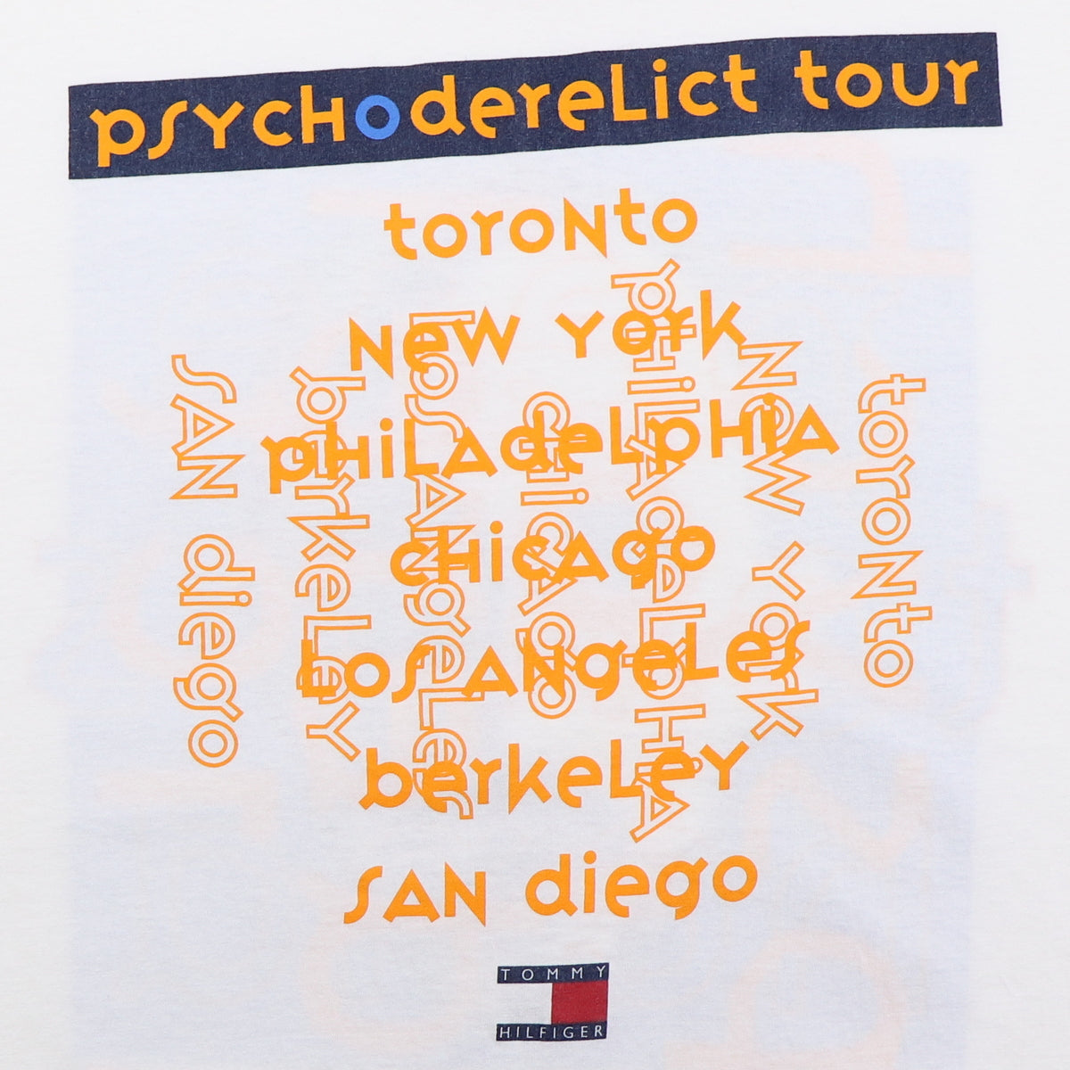 1993 Pete Townshend Psychoderelict Tommy Hilfiger Tour Shirt