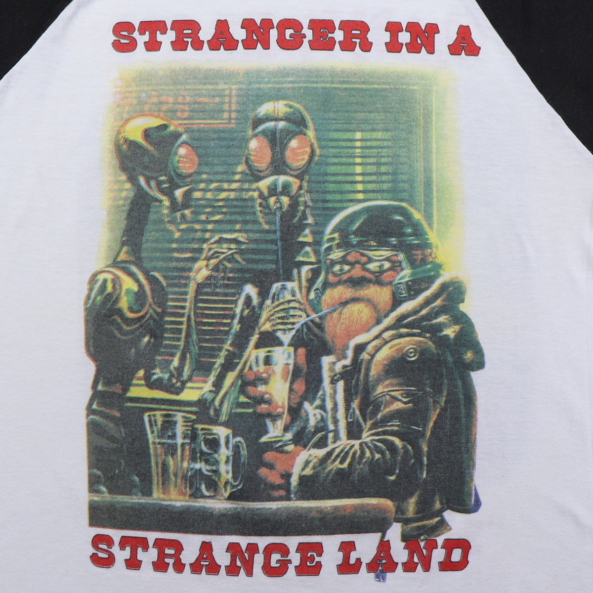 1987 Iron Maiden Stranger In A Strange Land Jersey Shirt