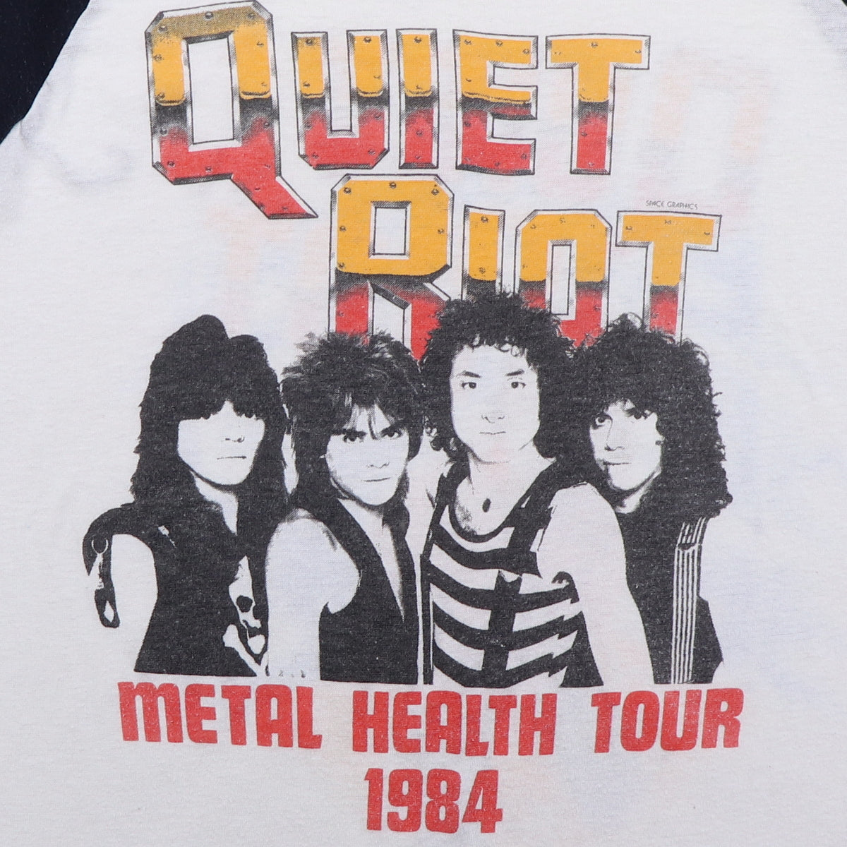 1984 Quiet Riot Metal Health Tour Jersey Shirt
