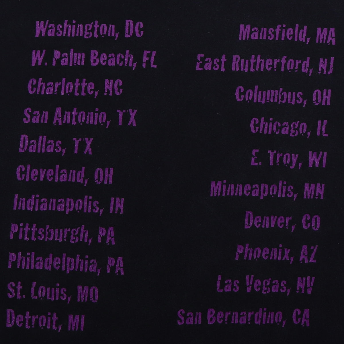 1997 Black Sabbath Tour Shirt