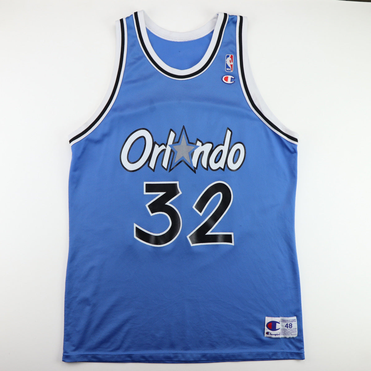 1990s Shaquille O'neal Orlando Magic Champion Basketball Jersey