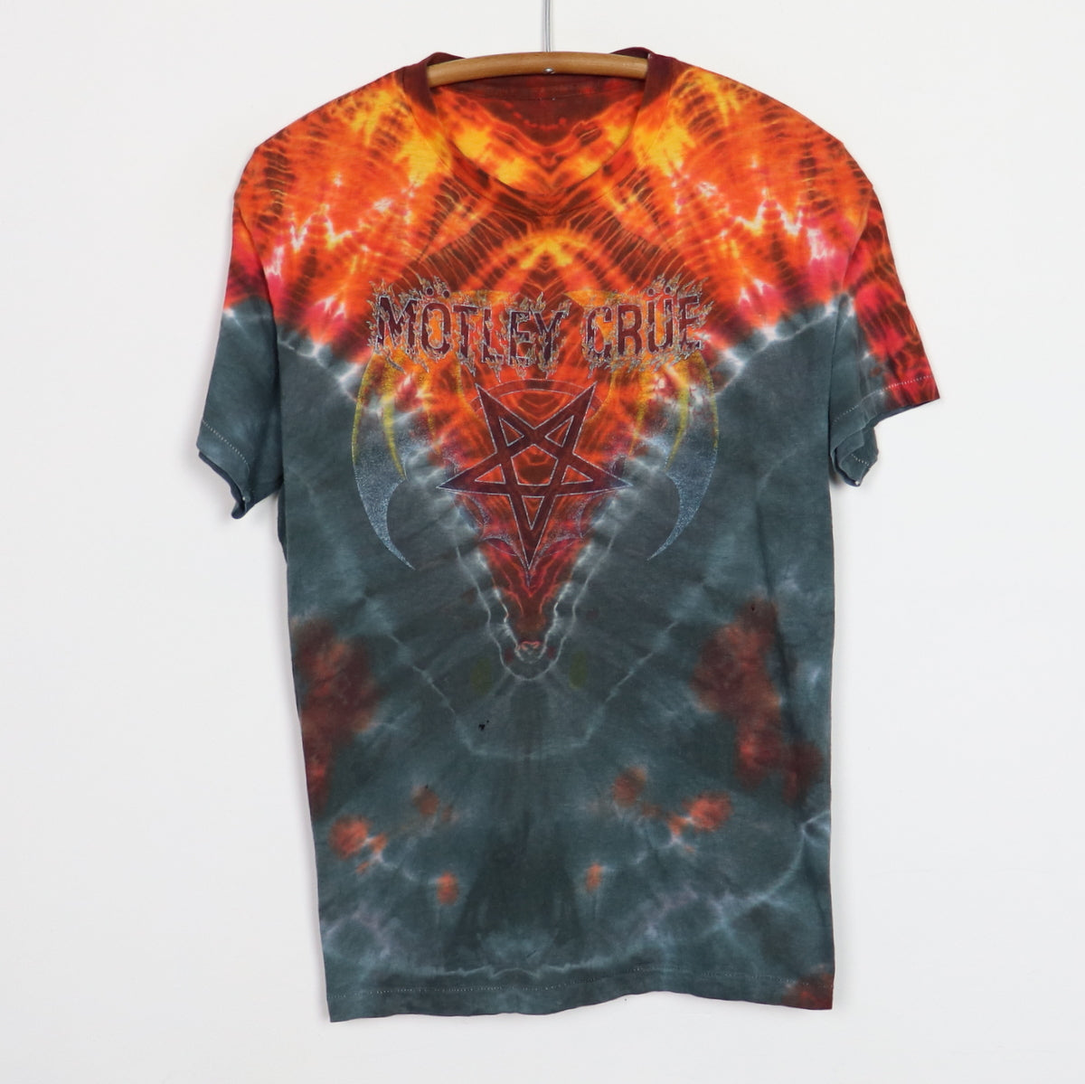 1980s Motley Crue Symmetria Tie Dye Shirt