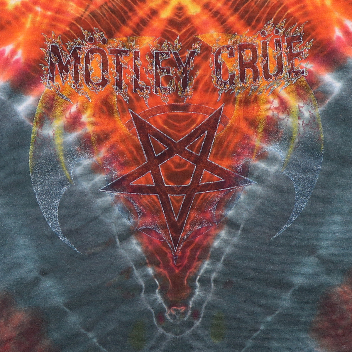 1980s Motley Crue Symmetria Tie Dye Shirt