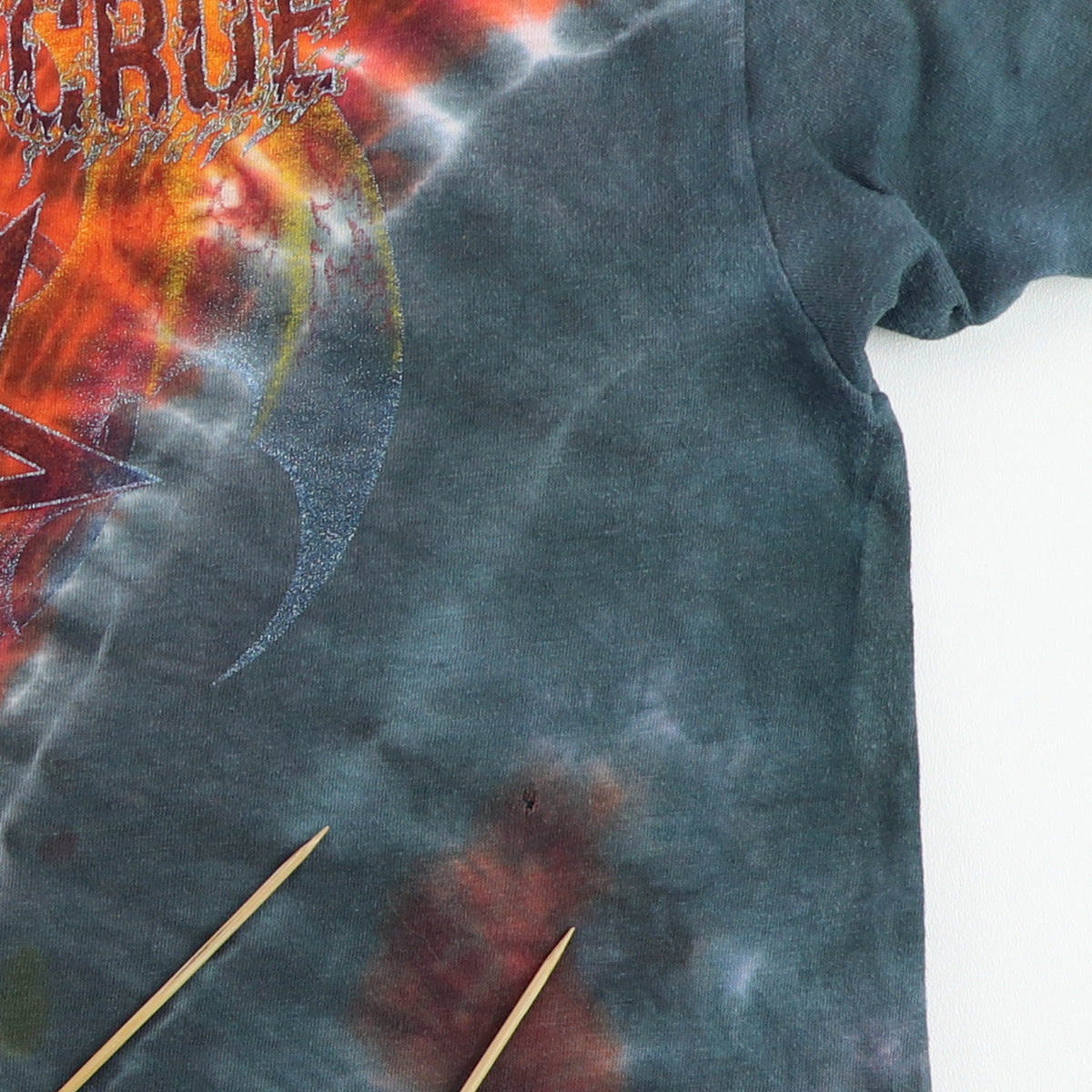 1980s Motley Crue Symmetria Tie Dye Shirt