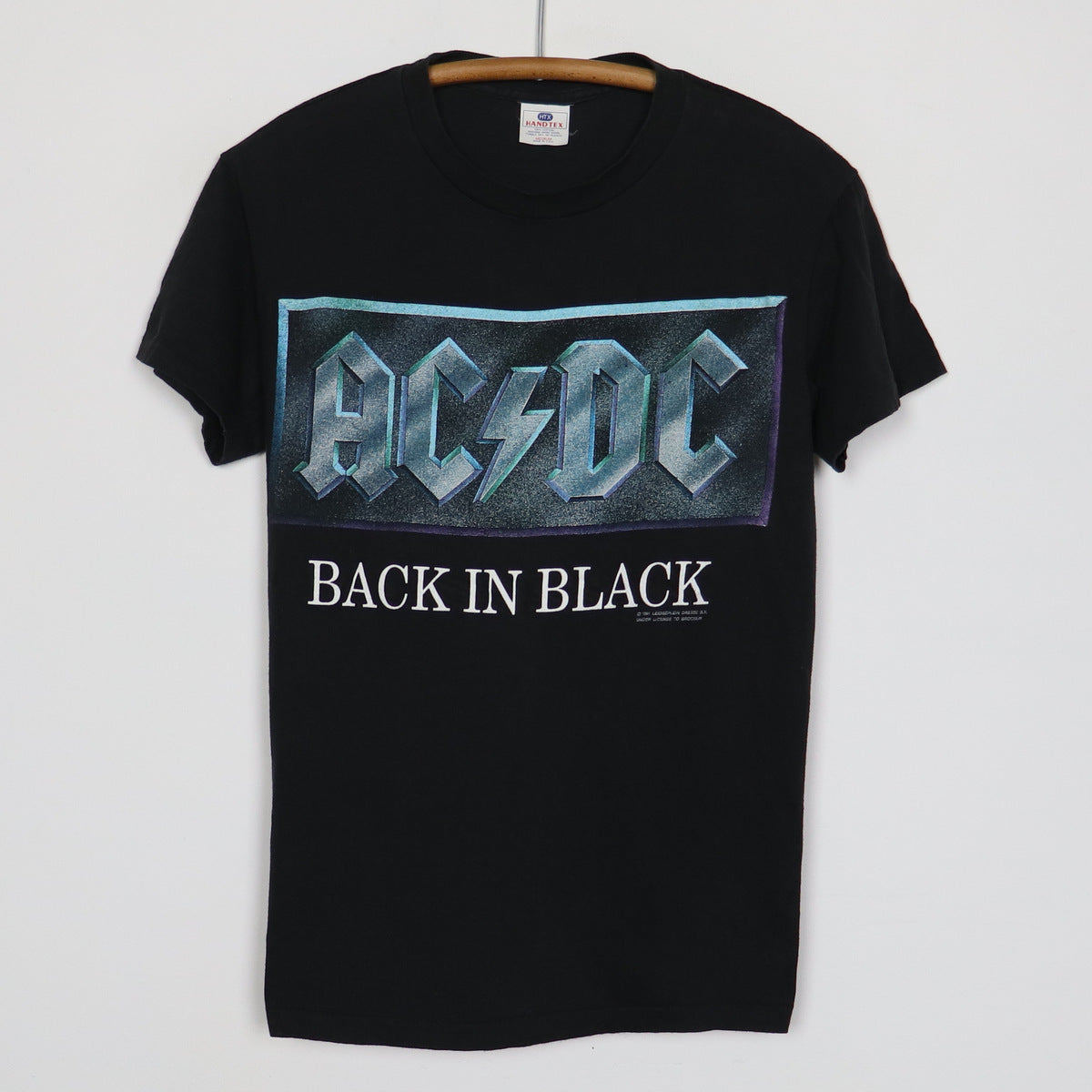 1991 ACDC Back In Black Shirt