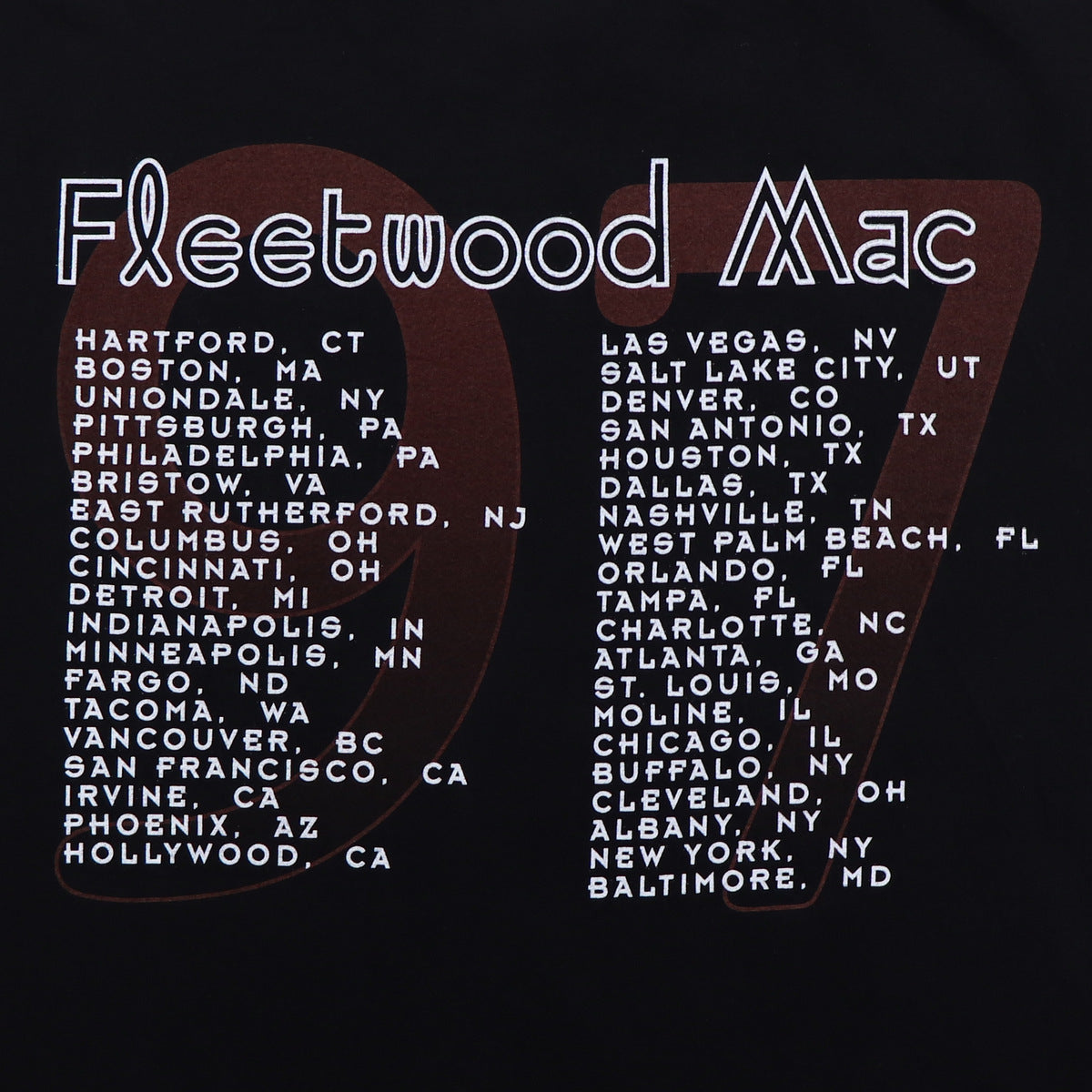1997 Fleetwood Mac Tour Shirt