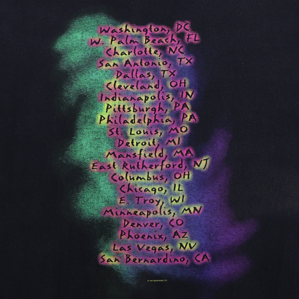 1997 Ozzy Osbourne Ozzfest Tour Shirt