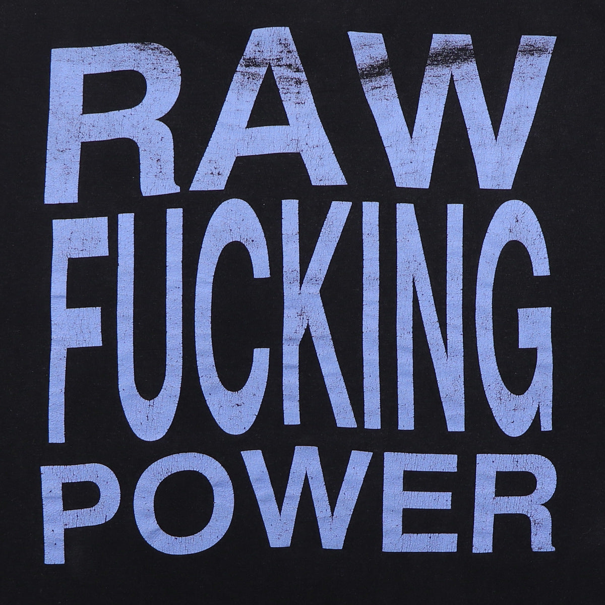 1988 Iggy Pop Raw Fucking Power Shirt