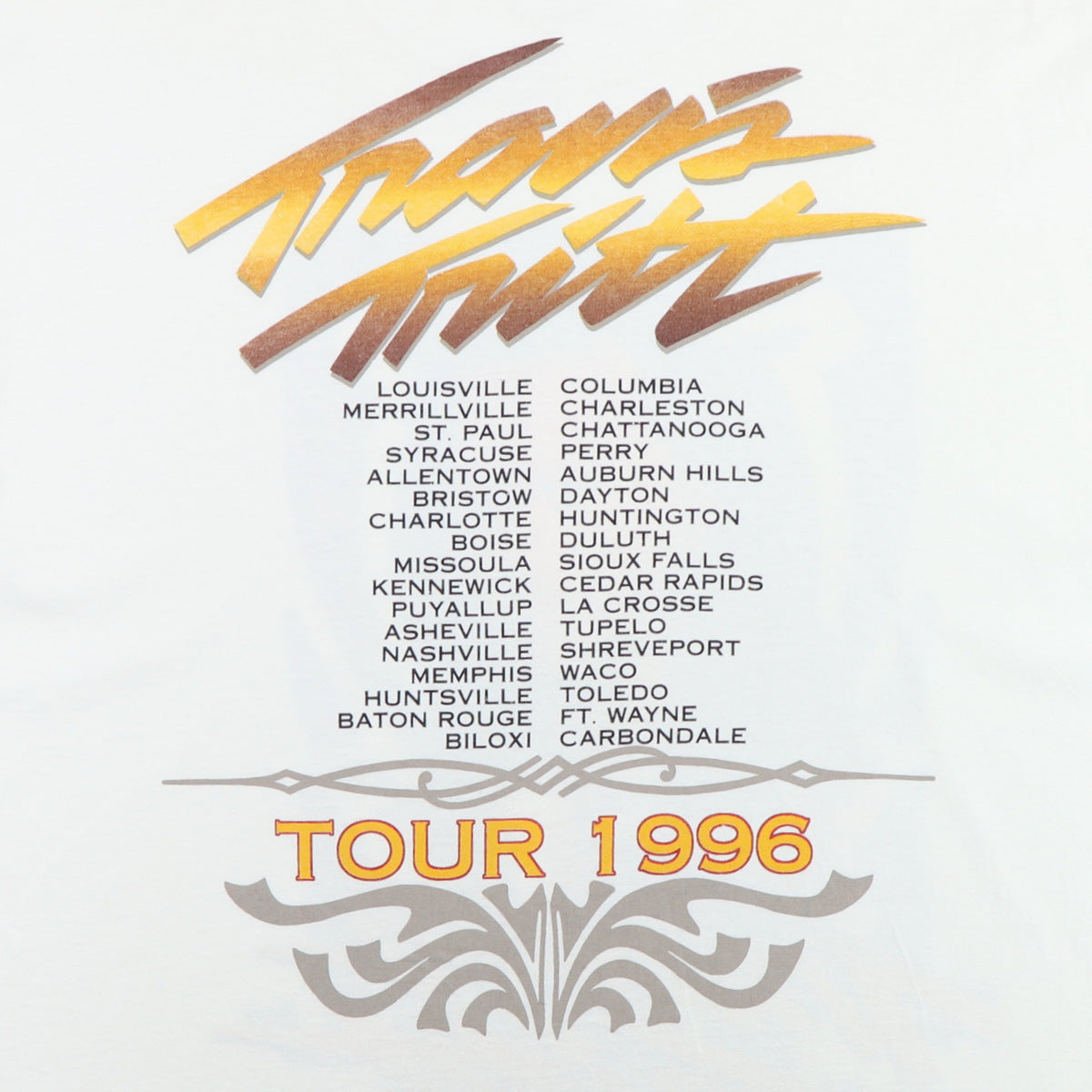 1996 Travis Tritt Tour Shirt